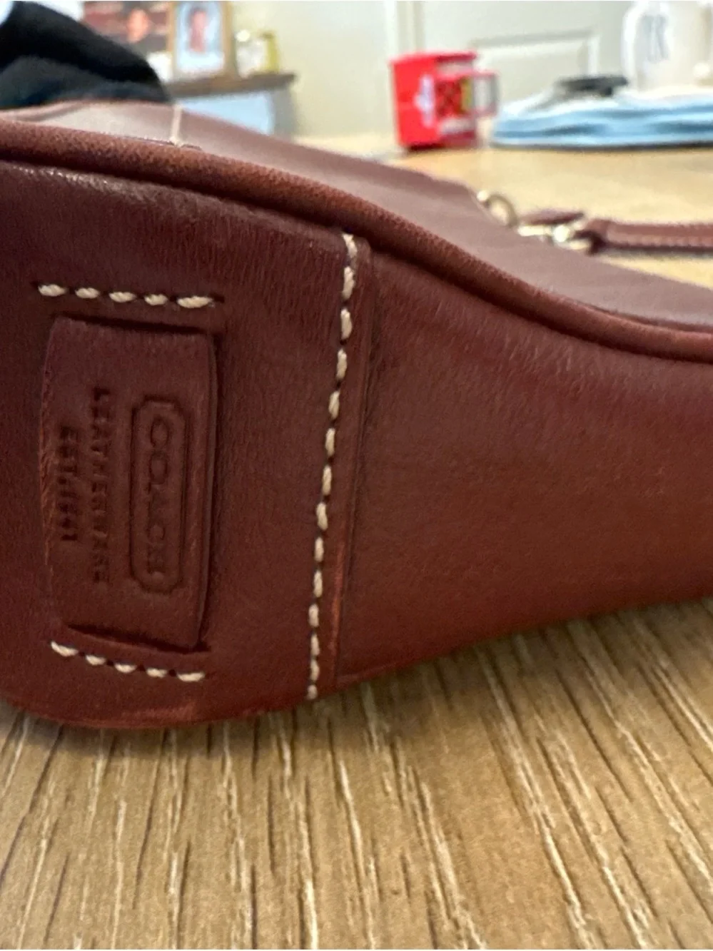 Vintage Coach Hamptons Demi Pouch Baguette 7785